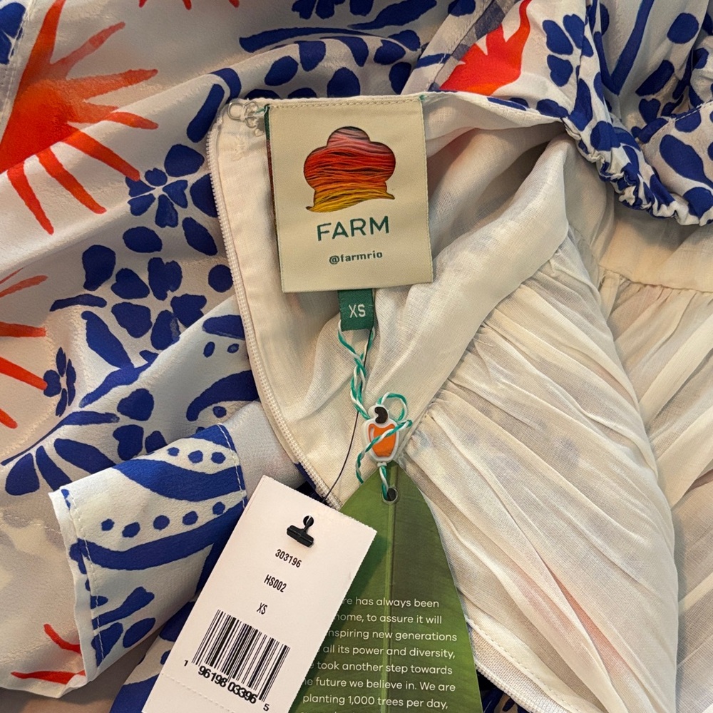 FARM RIO Afternoon Breeze Midi Dress - Picture 9 of 9